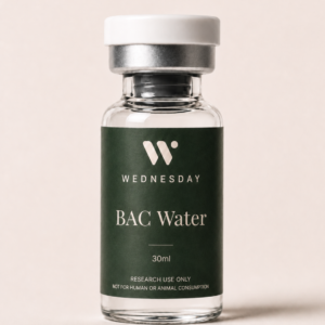 Bacteriostatic water 30mL vial for peptide reconstitution - Wednesday