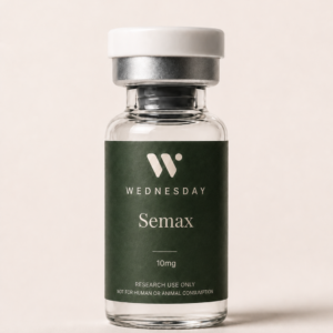 Semax research peptide vial - Wednesday
