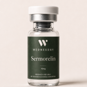 Sermorelin research peptide vial - Wednesday