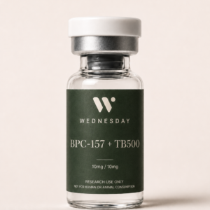 Wolverine peptide blend (BPC-157 + TB-500) research vial - Wednesday